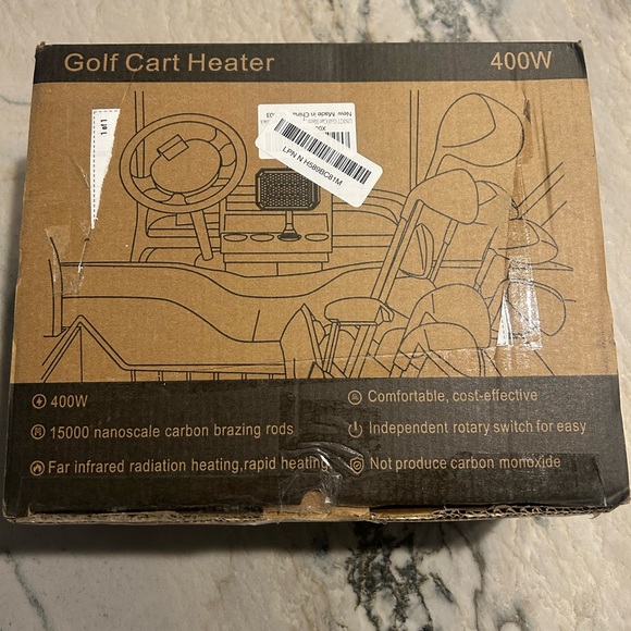 48V Universal Golf Cart Heater Fits in Cupholder - New in box - Picture 4 of 4